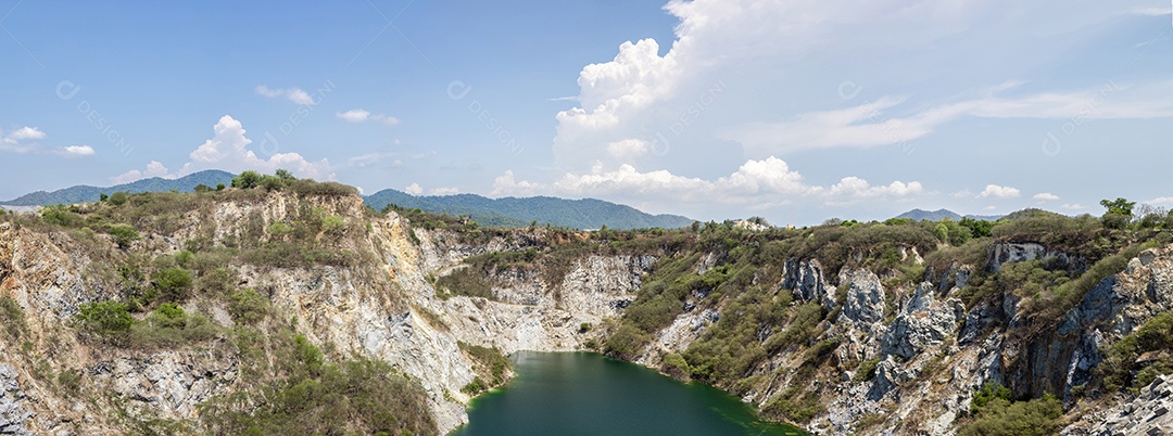 Paisagem do panorama do Grand Canyon na Tailândia.