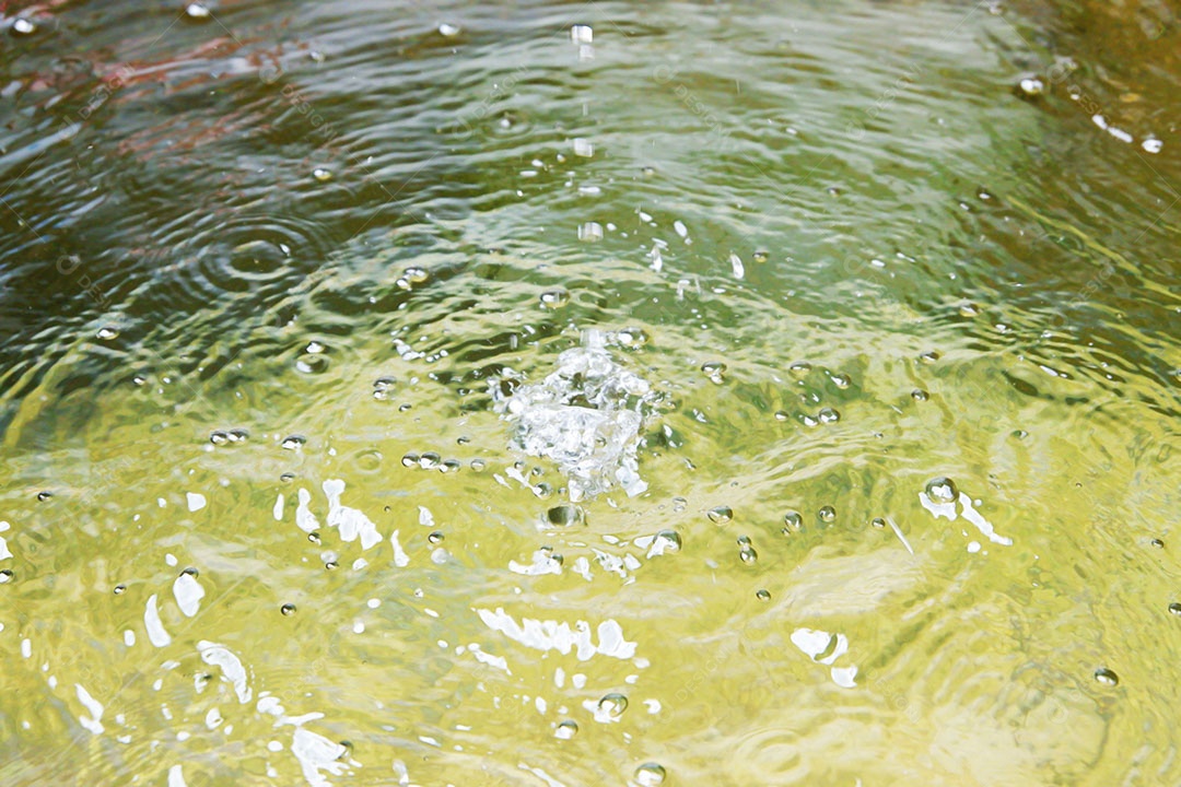 Gota de água no rio