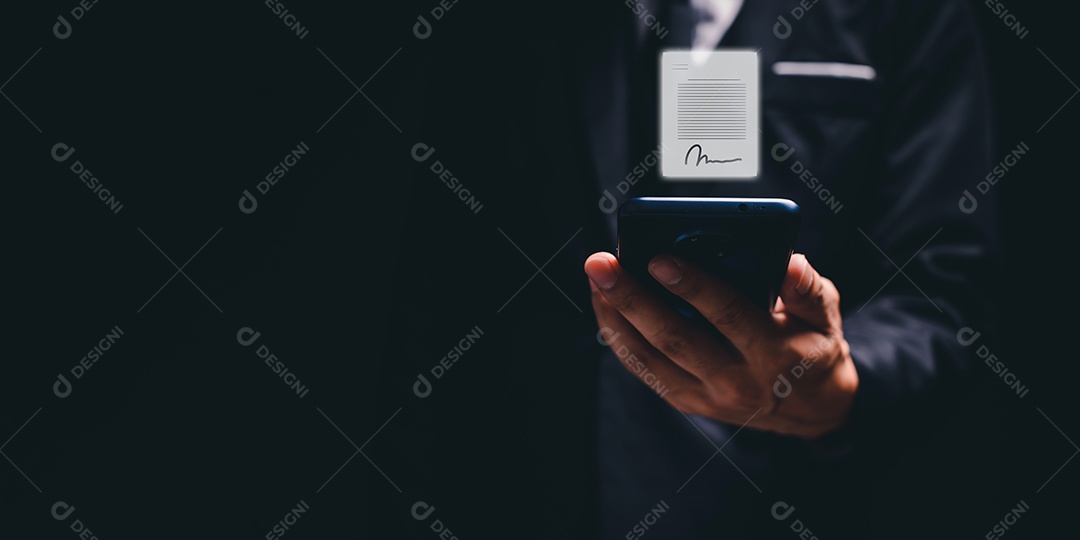 Documento digital online Assinatura eletrônica, gerenciamento de documentos