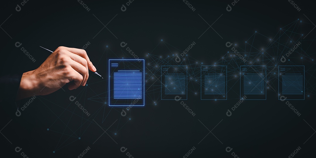 Documento digital online Assinatura eletrônica, gerenciamento de documentos