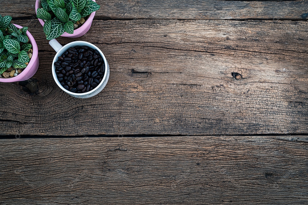 Mesa de trabalho está na vista superior