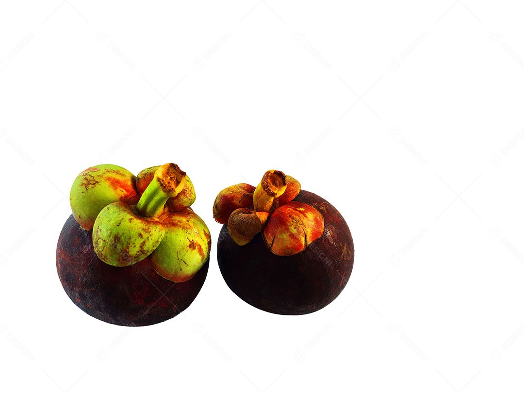 Graviola Fruta sobre fundo isolado branco