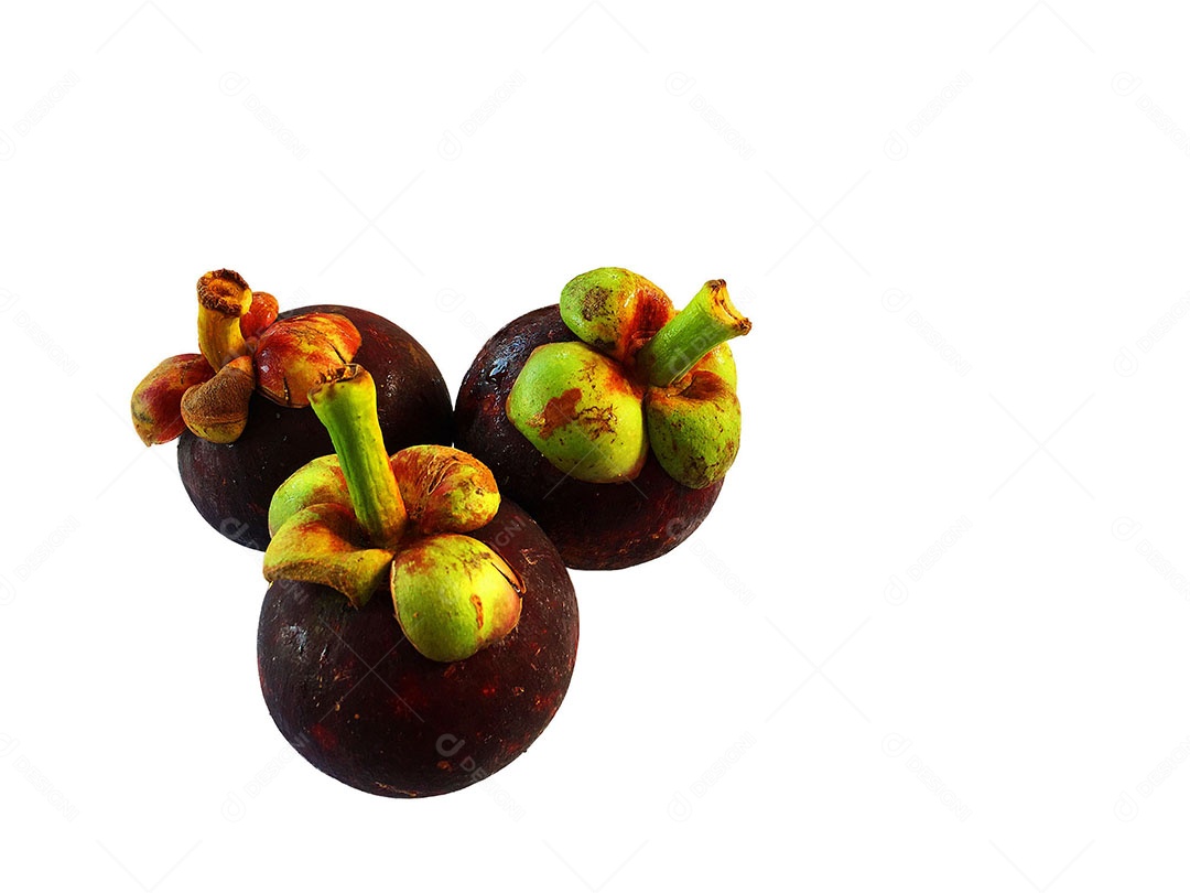 Graviola Fruta sobre fundo isolado branco