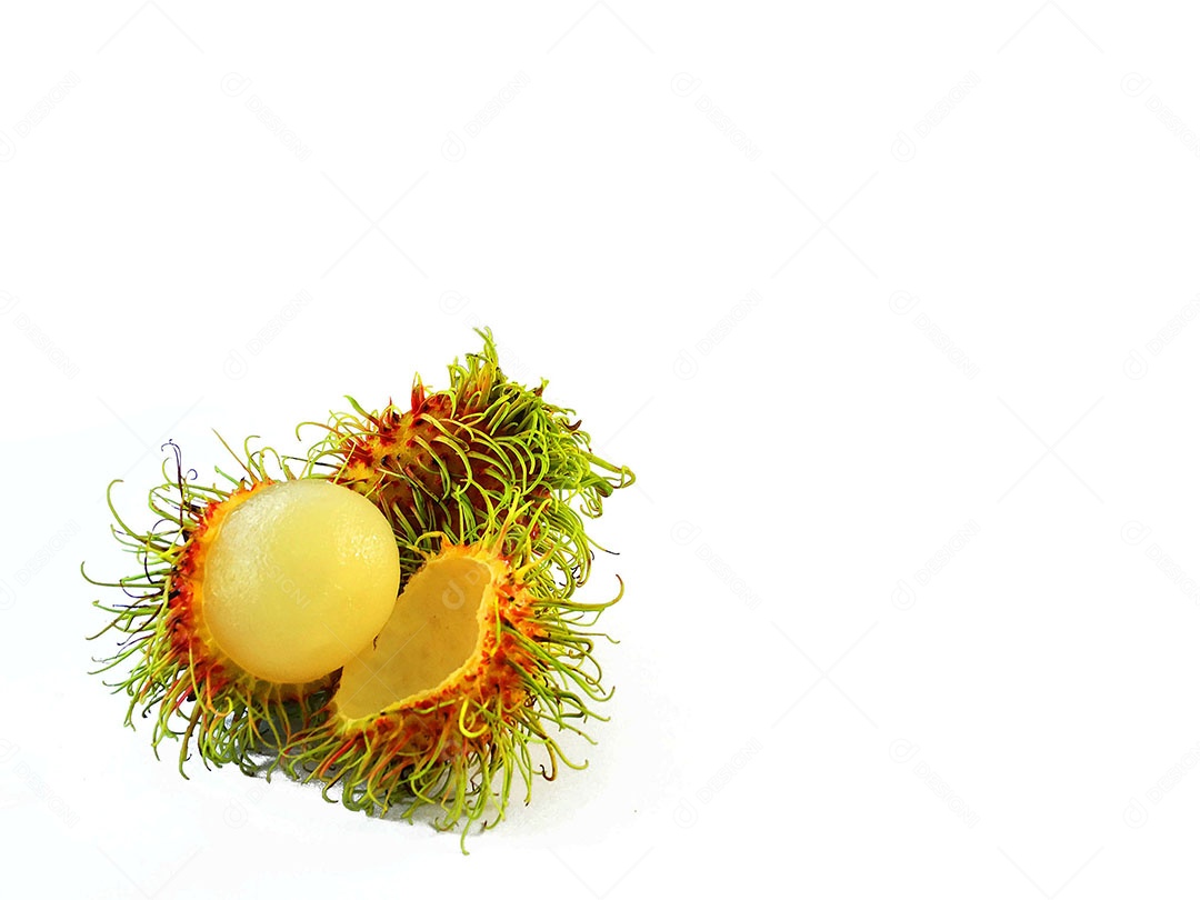 Graviola Fruta sobre fundo isolado branco