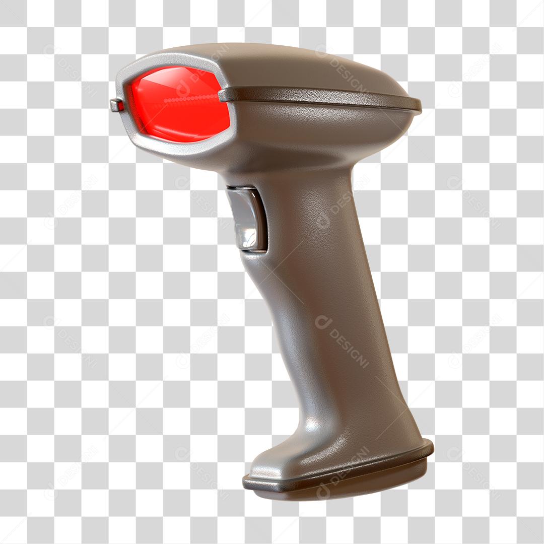 Maquina de código do scanner PSD + PNG Transparente
