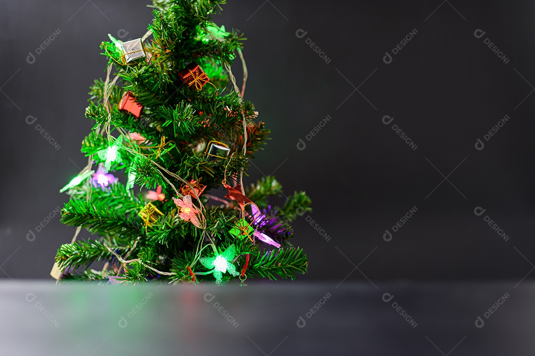 Fundo de noite de neve de caixa de presente de feliz natal