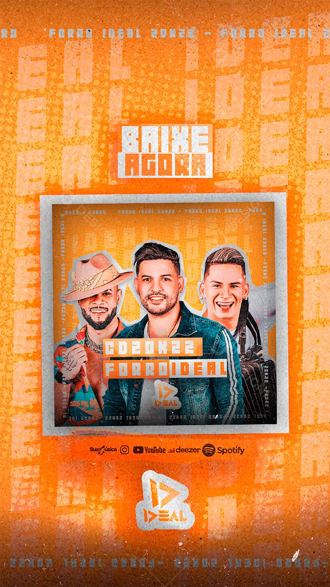 Social Media Story Baixe Agora CD 20K22 Forró Ideal PSD Editável