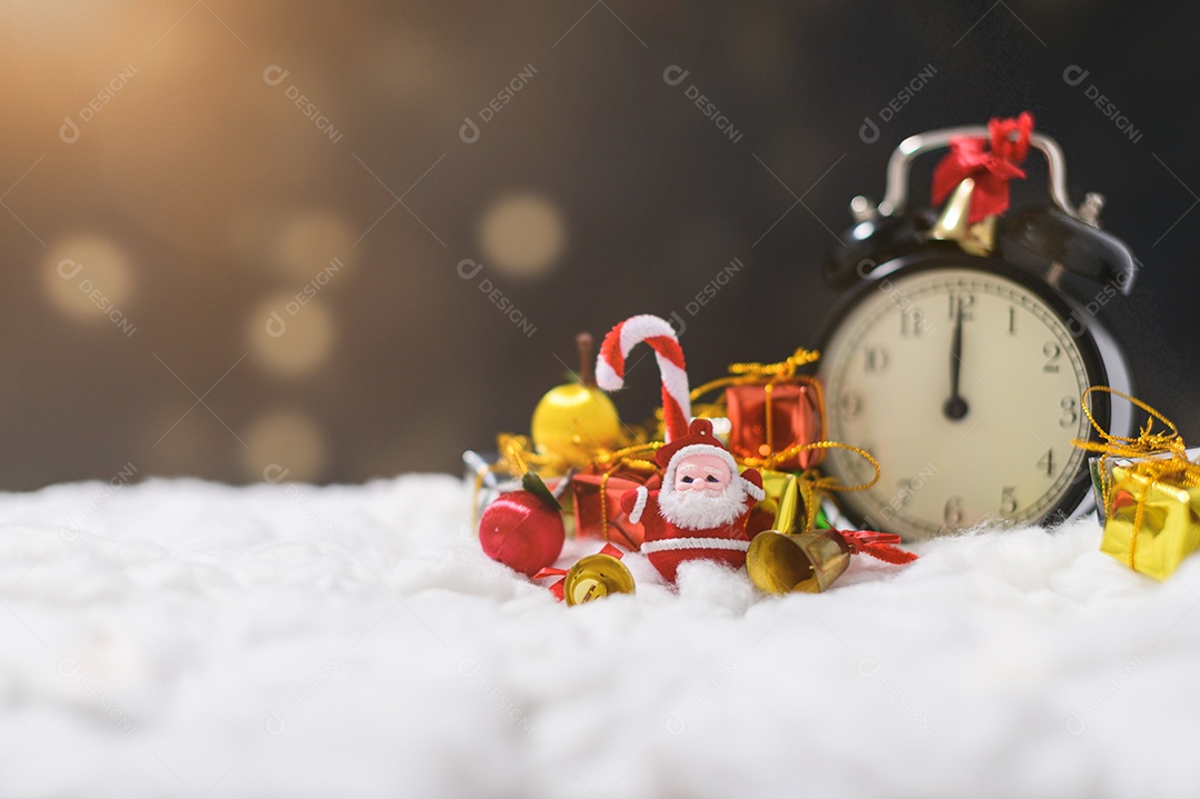 Caixa de presente feliz natal fundo isolado