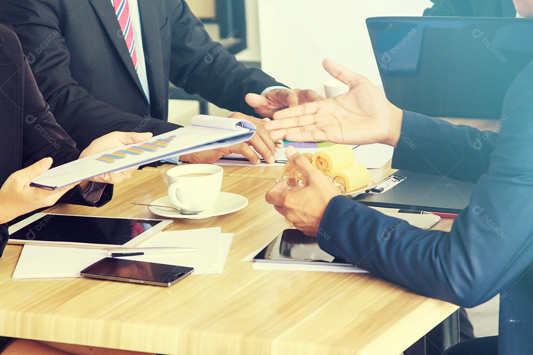 Empresários em reunião