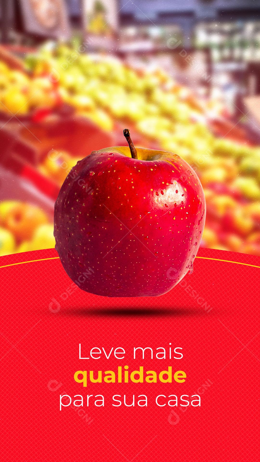 Social Media Story Supermercado PSD Editável