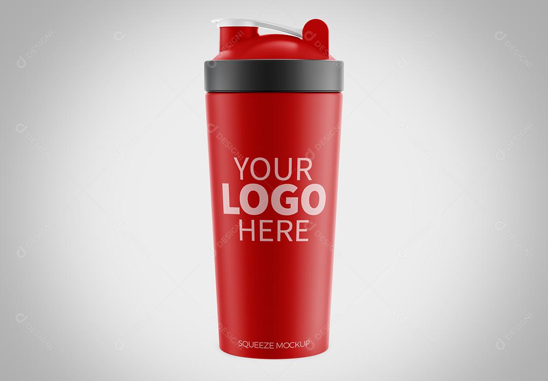 Garrafa Squeeze Mockup PSD