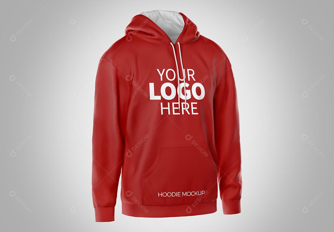 Moleton Frio Camiseta Branca Blusa Para Composição PSD Editável