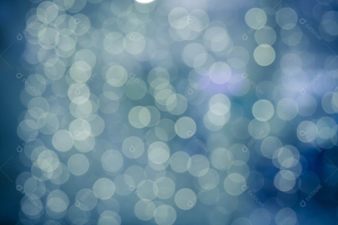 Bokeh de fundo bokeh, bokeh azul luz abstrata