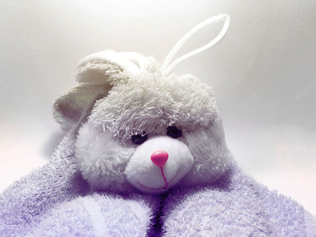 Urso de pelúcia sobre fundo isolado