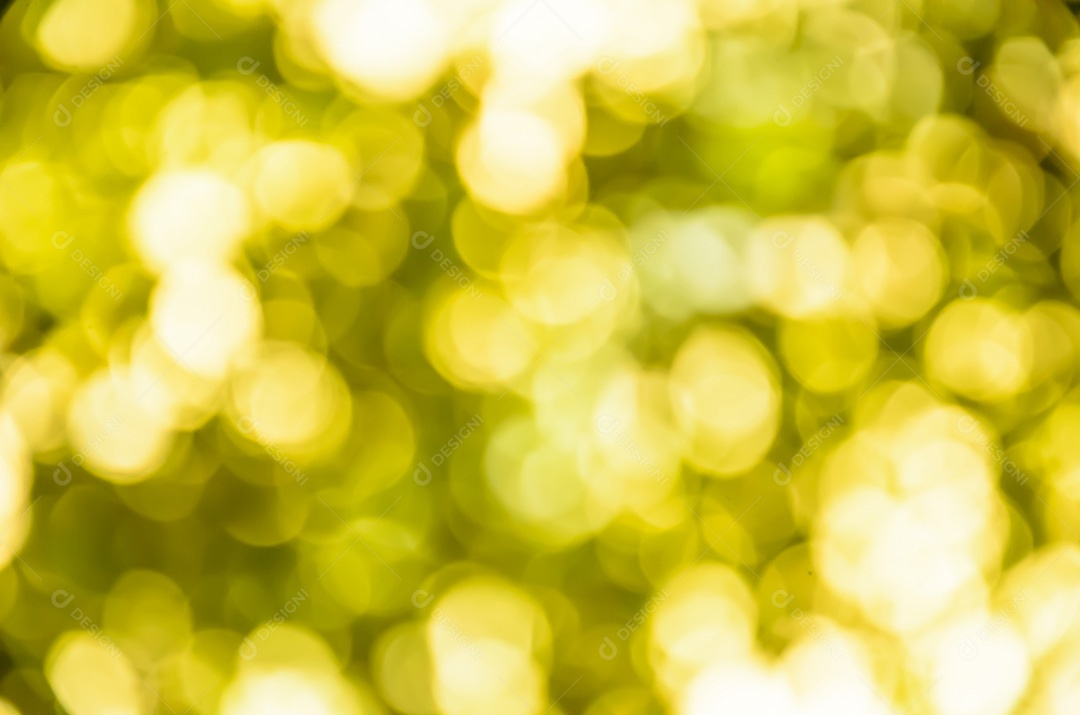 Fundo bokeh amarelo desfocado