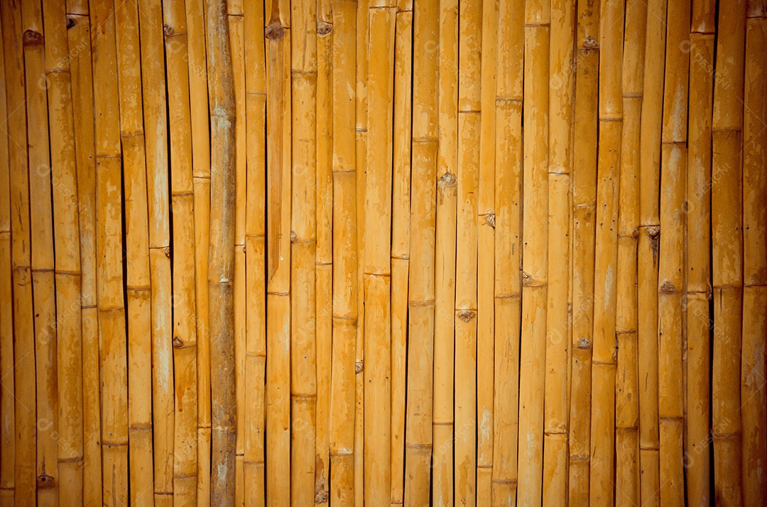 Textura de parede de artesanato de bambu