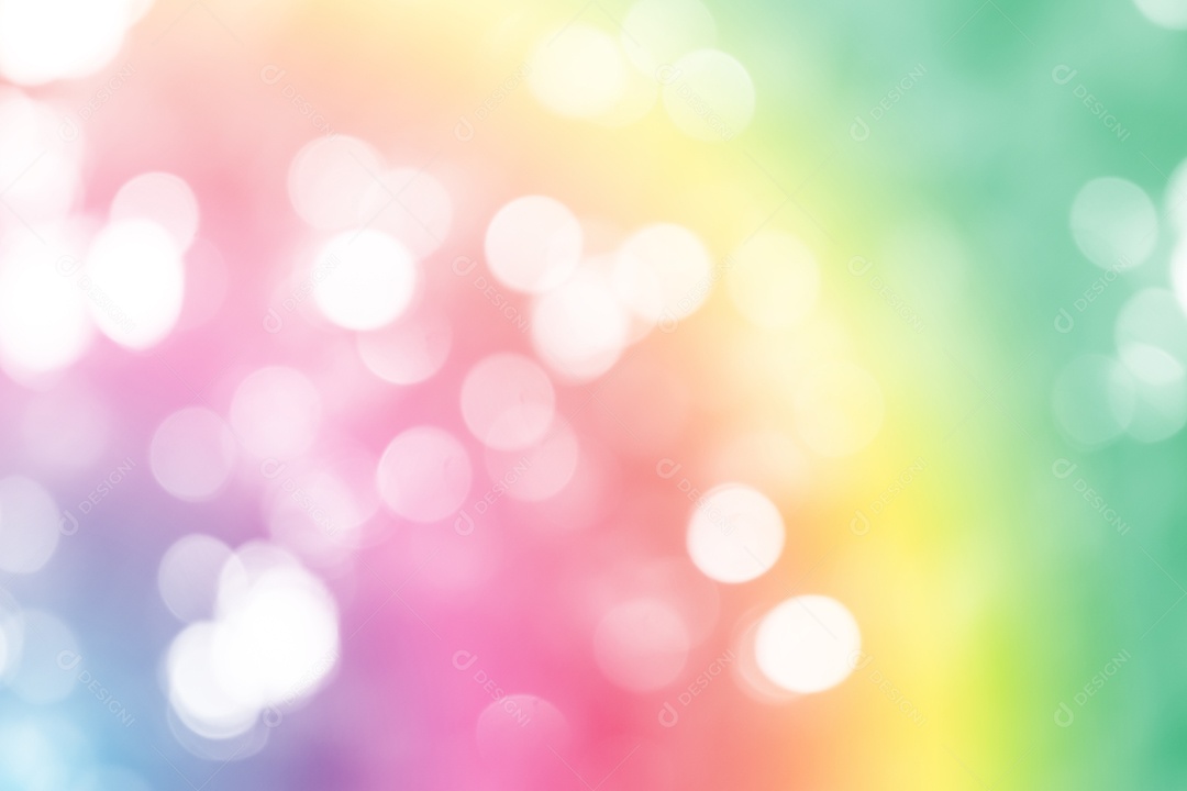 Fundo de bokeh colorido desfocado