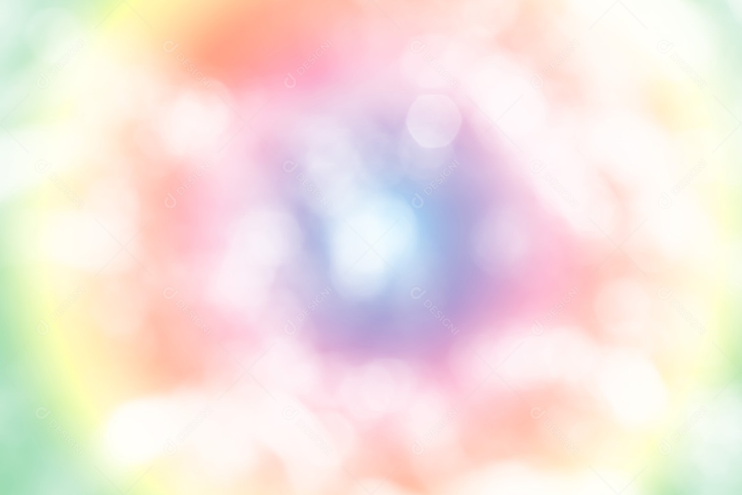 Bokeh de arco-íris e fundo de cor de ciclo