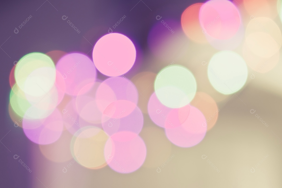 Bokeh light, luzes borradas cintilantes no fundo abstrato vintage
