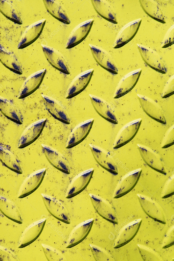 Piso antiderrapante amarelo