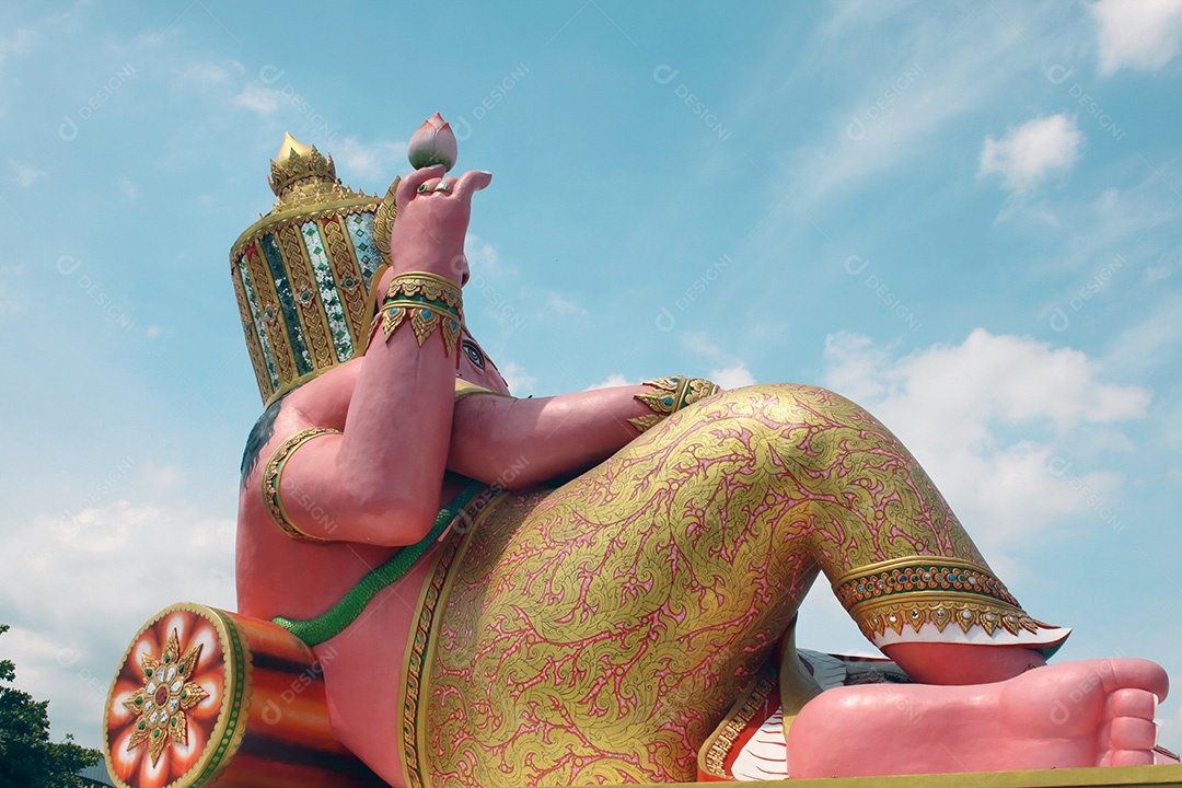 Estátua Ganesha Wat Saman Rattanaram