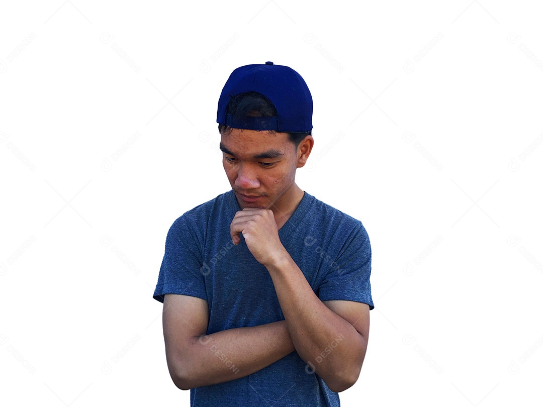 Menino jovem usando boné