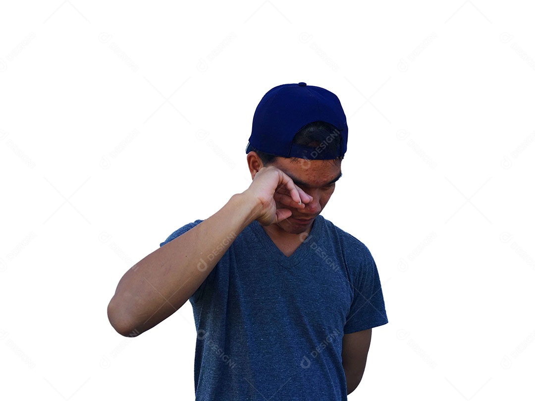 Menino jovem usando boné