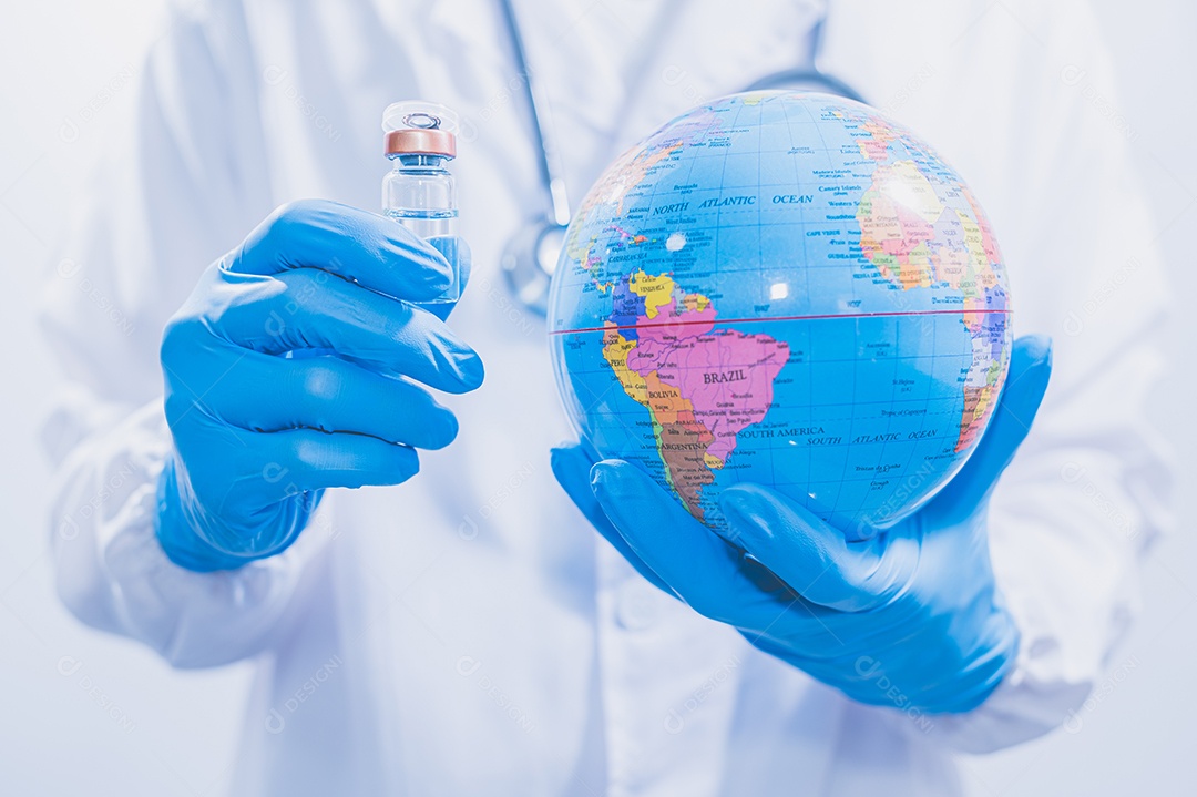 Médicos ou cientistas estão usando vacinas para combater o COVID-19