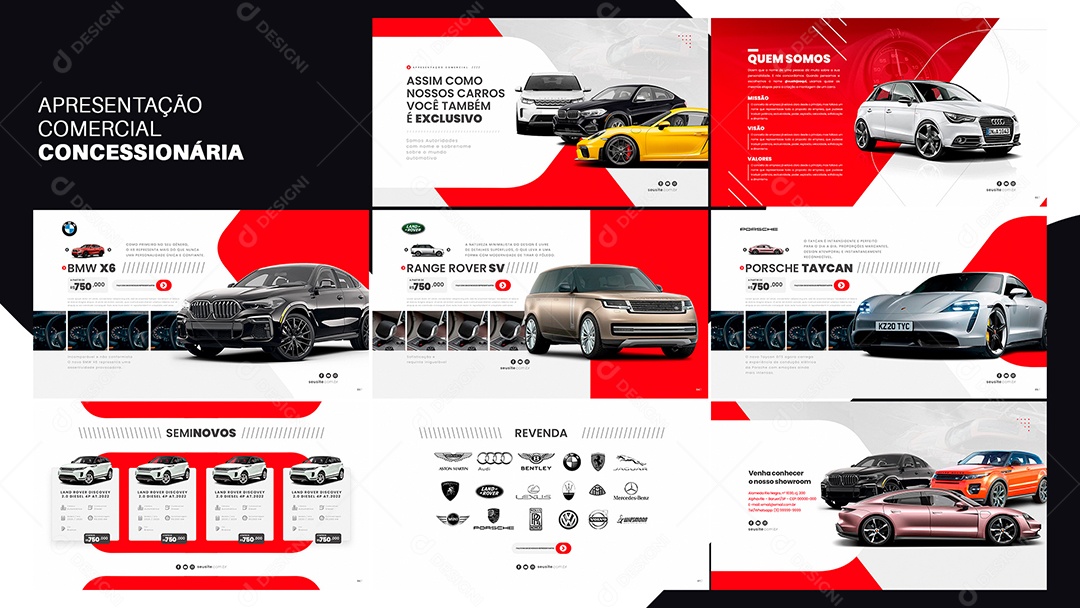 Apresentação Comercial Concessionária PSD Editável