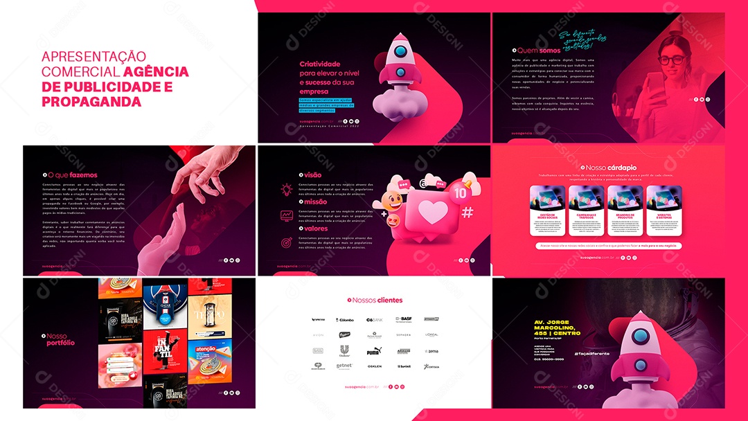 Apresentação Comercial Agência de Publicidade e Propagando PSD