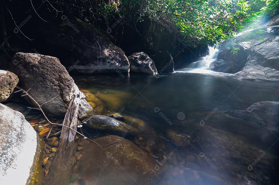 Khao Chamao Waterfall National Park Travel Concept love nature