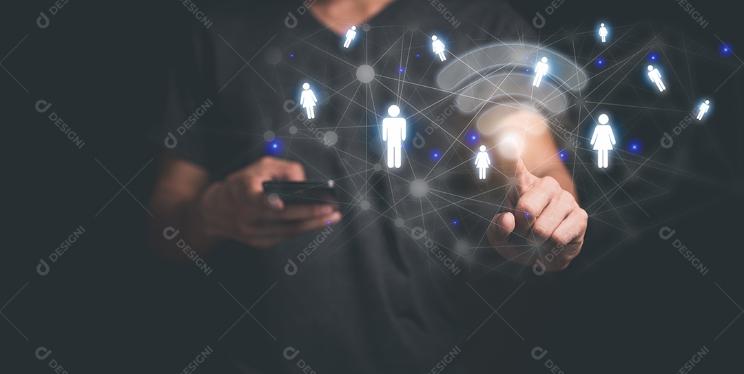 Pessoa se comunicam em todo o mundo