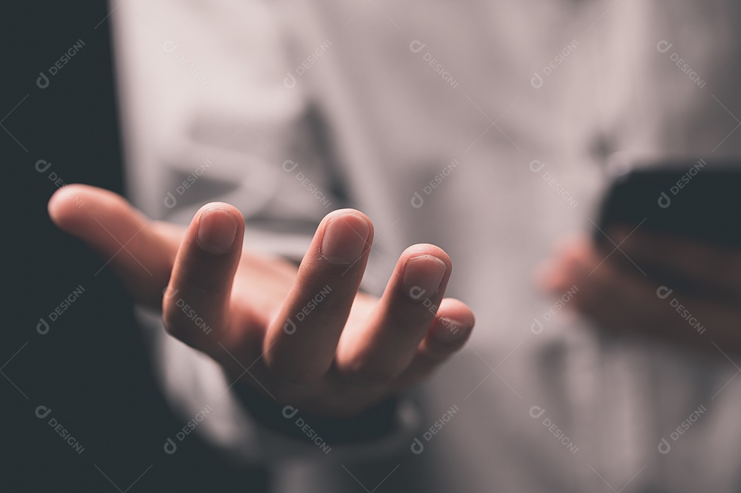 Gestos de mão humana para atividades