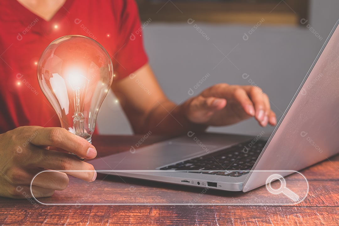 Ideias trabalham encontre ideias Lâmpada