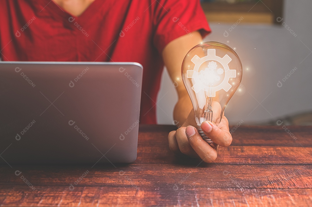 Ideias trabalham encontre ideias Lâmpada