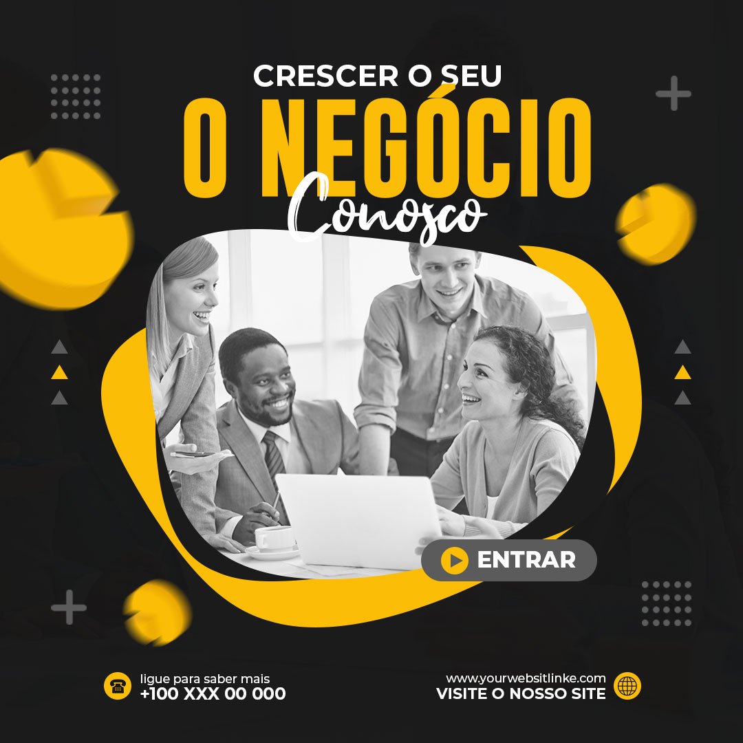 Social Media Marketing Digital Banner Nós Somos Criativos PSD Editável