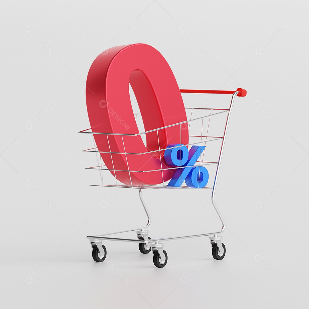 Zero por cento, 0% de juros oferta especial parcelamento