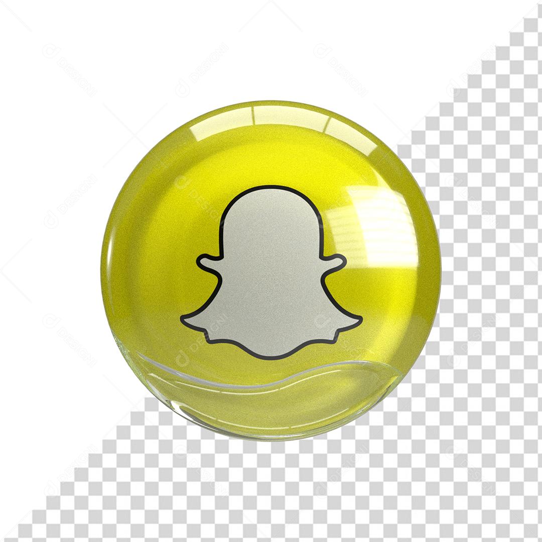 Snapchat Elemento 3D Para Composição PSD