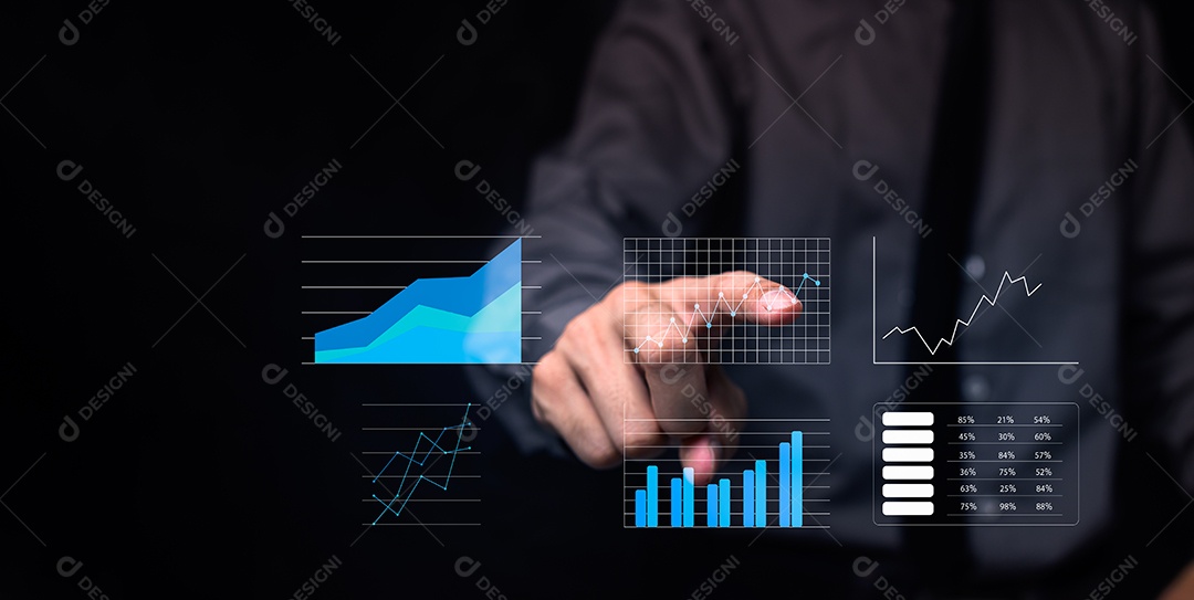 Tecnologia de aplicativo de conexão de internet global de negócios e marketing digital, financeiro e bancário