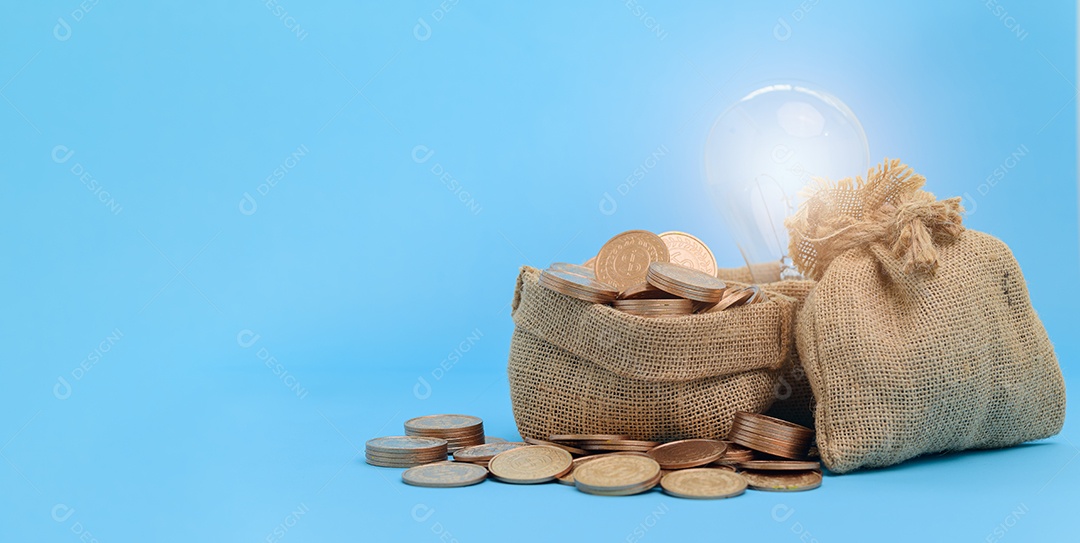 Conceito investimento estoque finanças crescimento economizando dinheiro