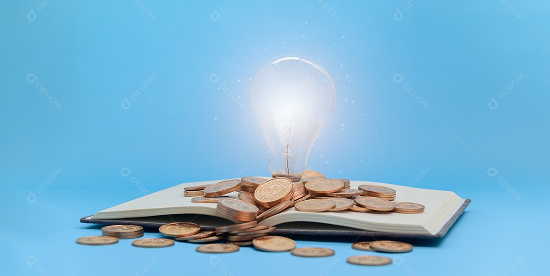 Conceito investimento estoque finanças crescimento economizando dinheiro