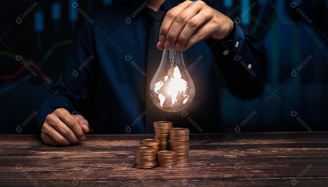 Progresso do crescimento do negócio ou o conceito de sucesso investem na ilustração comercial