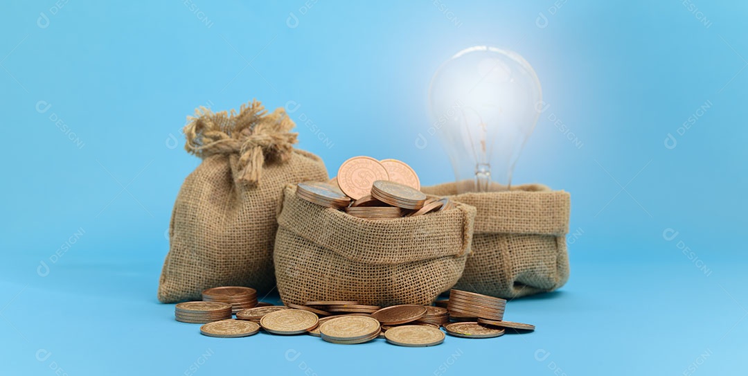 Conceito investimento estoque finanças crescimento economizando dinheiro