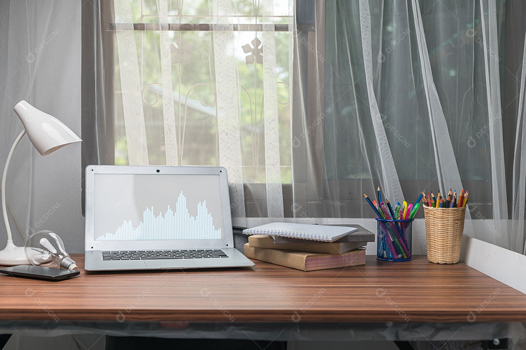 Gráfico de ações empresário gráfico de investimento crescimento