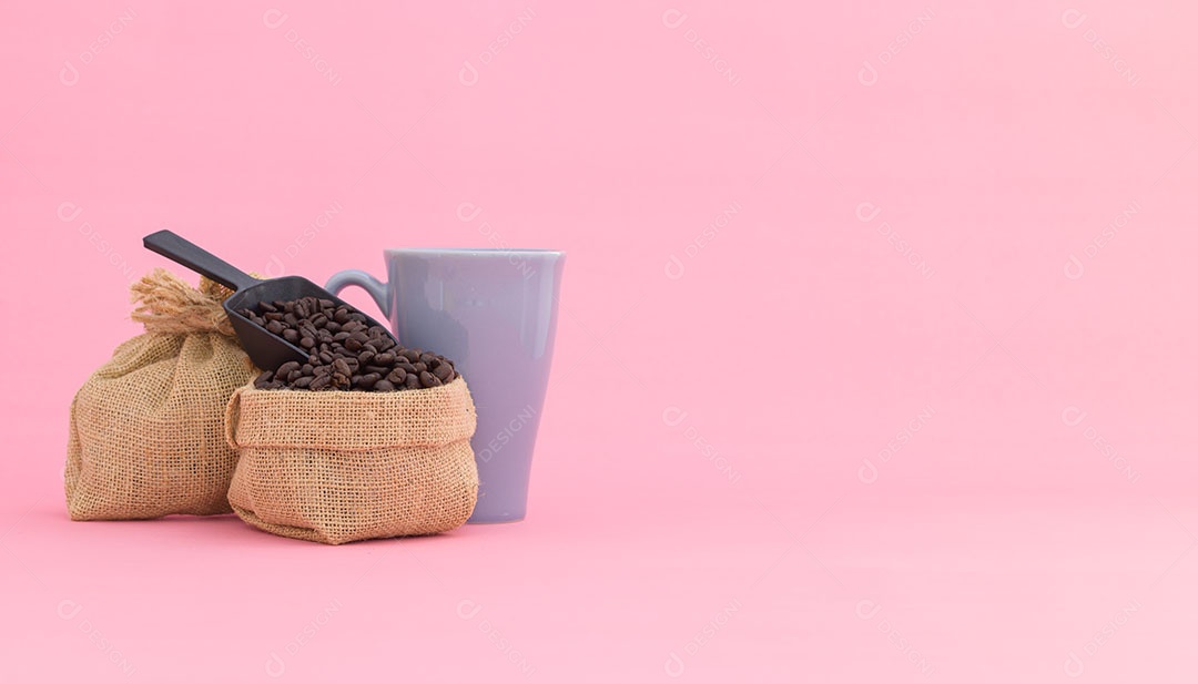 Grãos de café xícara de café energia