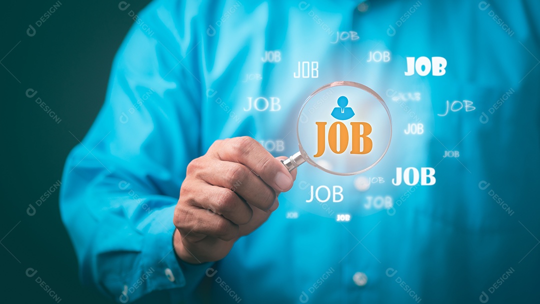 Procurando emprego e emprego com tecnologia de rede online