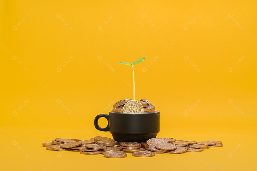 Economizar dinheiro, investir em ações, crescimento financeiro, renda