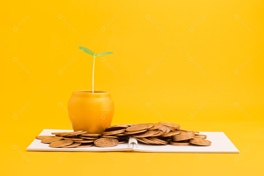 Economizar dinheiro, investir em ações, crescimento financeiro, renda