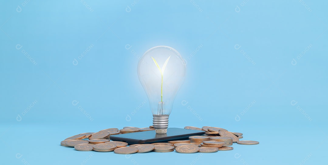 Financiamento de negócios de dinheiro crescente e conceito de investimento de dinheiro