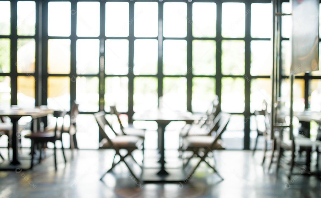 Desfocar restaurante de fundo